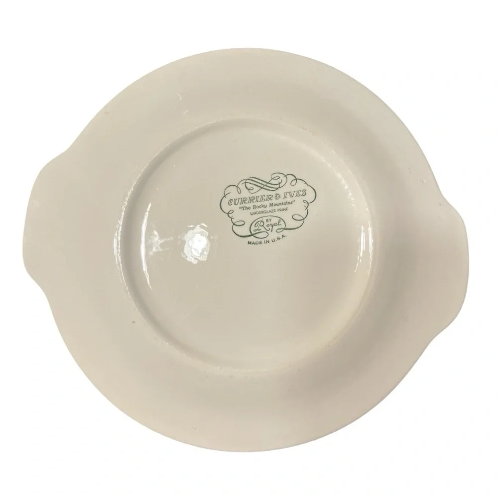 Currier & Ives  Royal China add touch